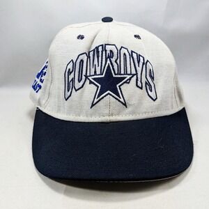 Vintage Dallas Cowboys 90s Annco Double Logo Annco Hat Fitted Cap Sz‎ 7 3/8